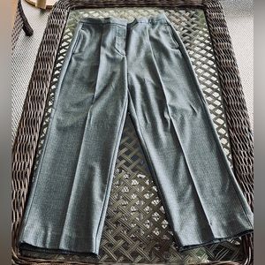Liz Claiborne “ Kylie” Stain Resistant Polyester Gray Straight Leg Pant. P 10